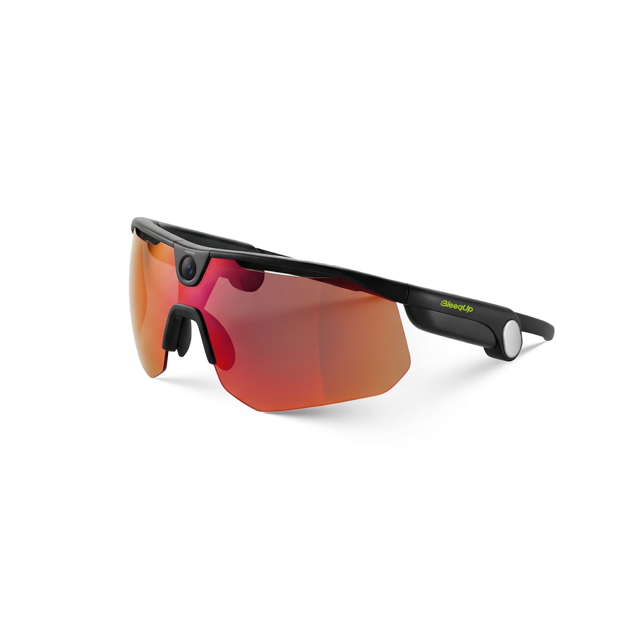BleeqUp Ranger Occhiali Sportivi con Fotocamera AI - Lente Standard