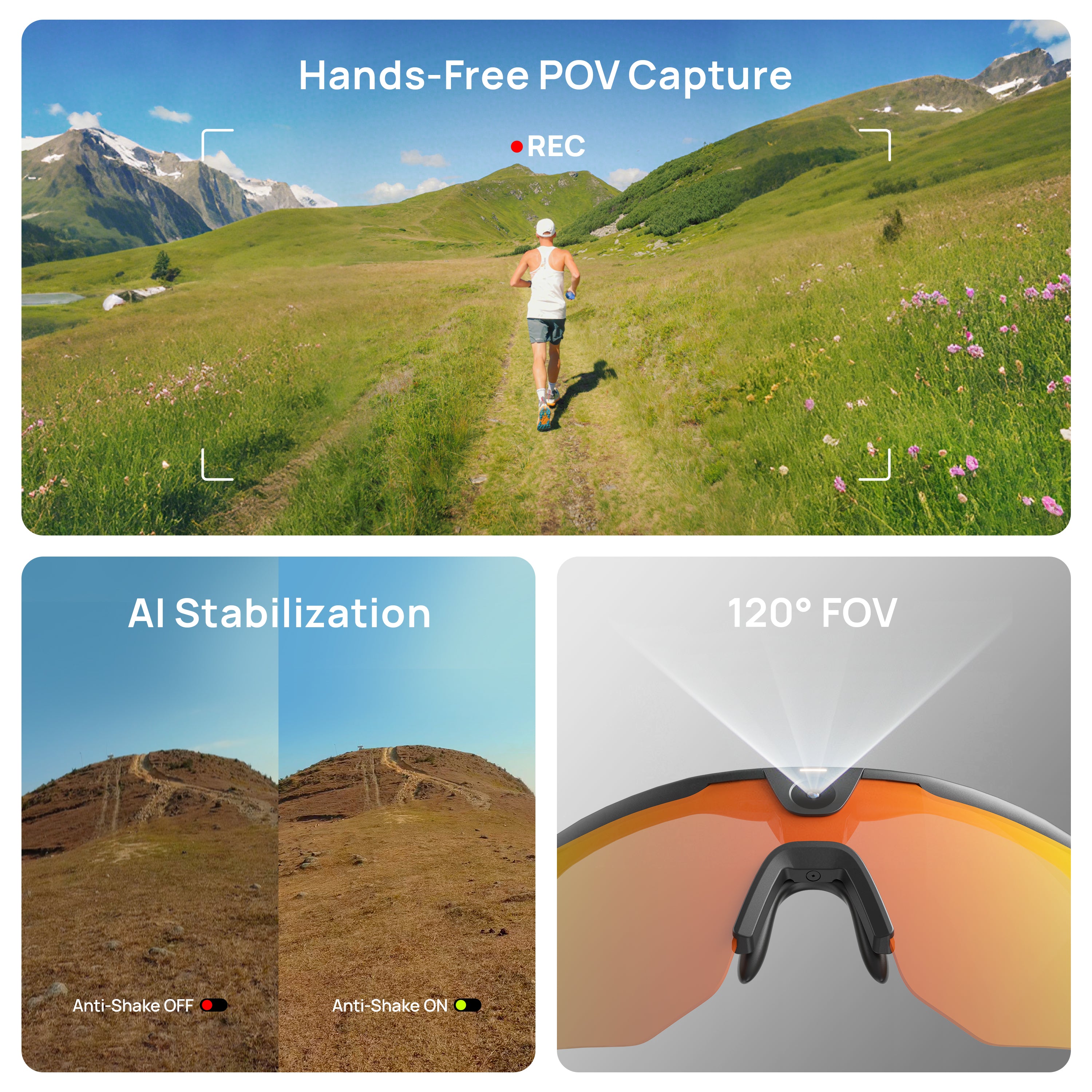 BleeqUp Ranger AI Sports Camera Glasses With Pro-Grade Sports Goggles(test)