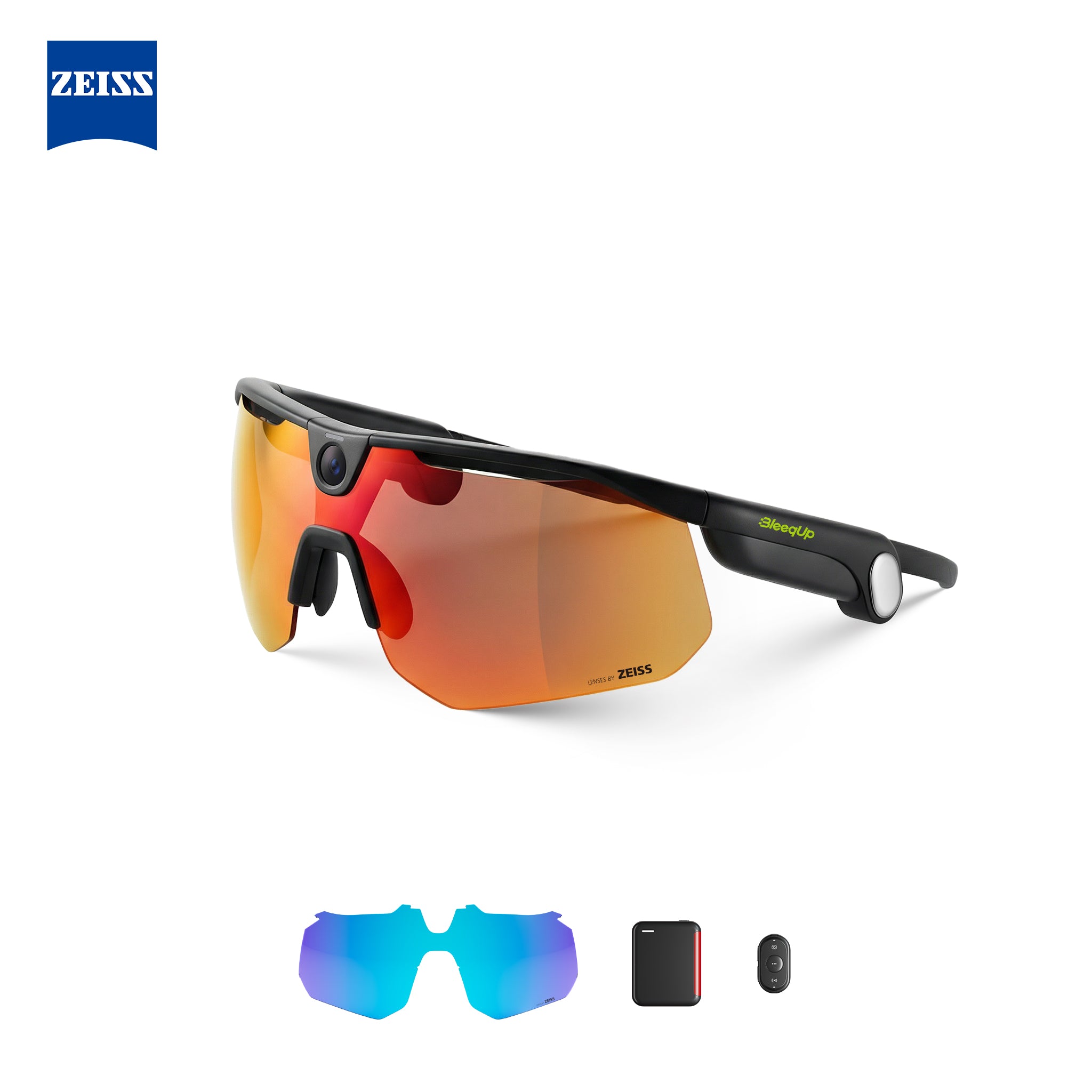 BleeqUp Ranger AI Sports Camera Glasses – Ultimate Bundle